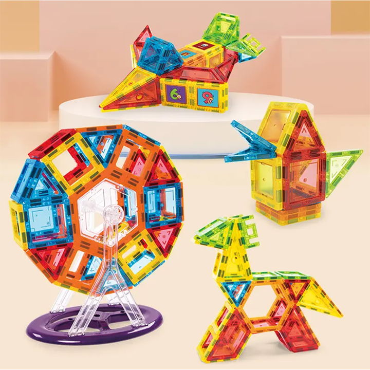 Jeu de construction magnétique – 46 pièces
