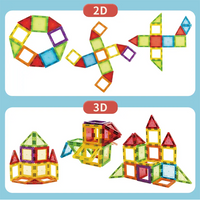 Jeu de construction magnétique – 46 pièces