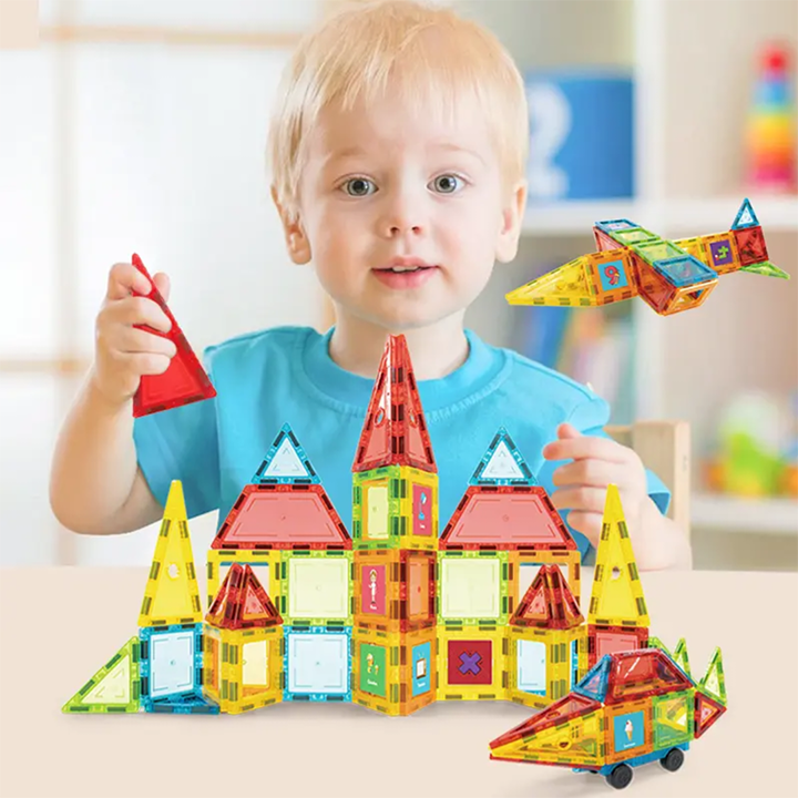 Jeu de construction magnétique – 46 pièces