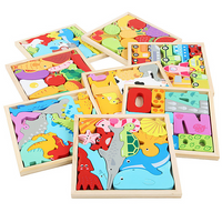Puzzle éducatif en bois
